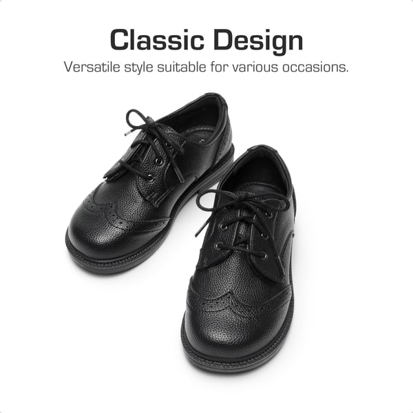 Boys & Girls Oxford Dress Shoes - BLACK - 2